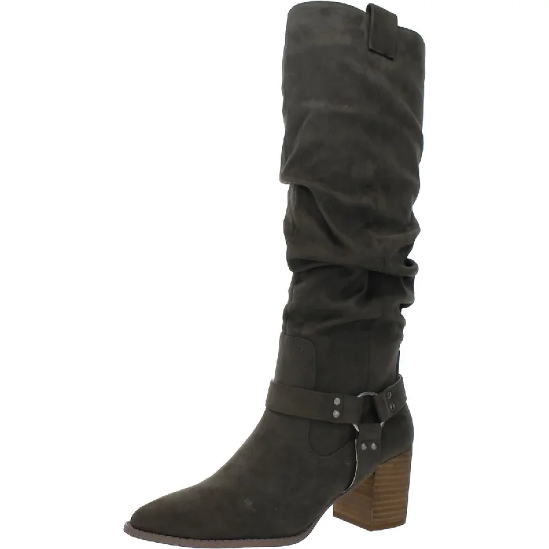 Boots for mellow frost days -Dolce Vita Womens TAMLIN Pointed toe Block heel Knee-High Boots