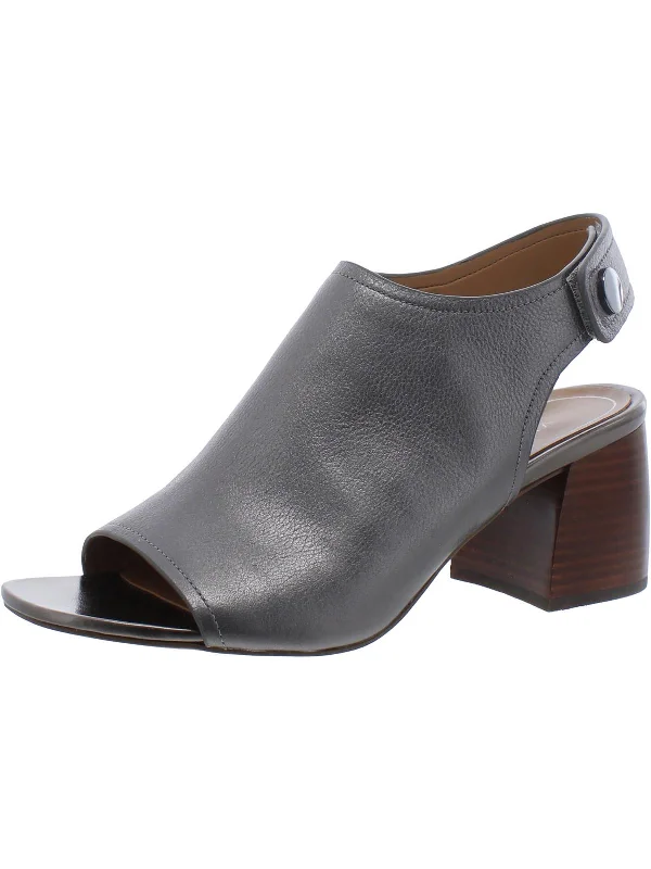 Premium high heels for sharp evenings-Valencia Womens Leather Ankle Mules