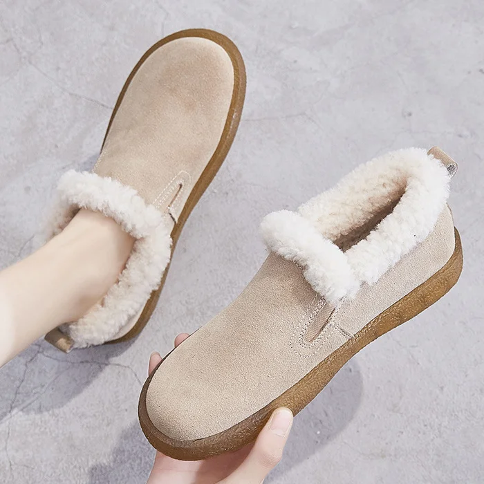 Cheap loafers for everyday fashion-Winter Warm Comfortable Loafer Shoes 35-41 | Gift Shoes