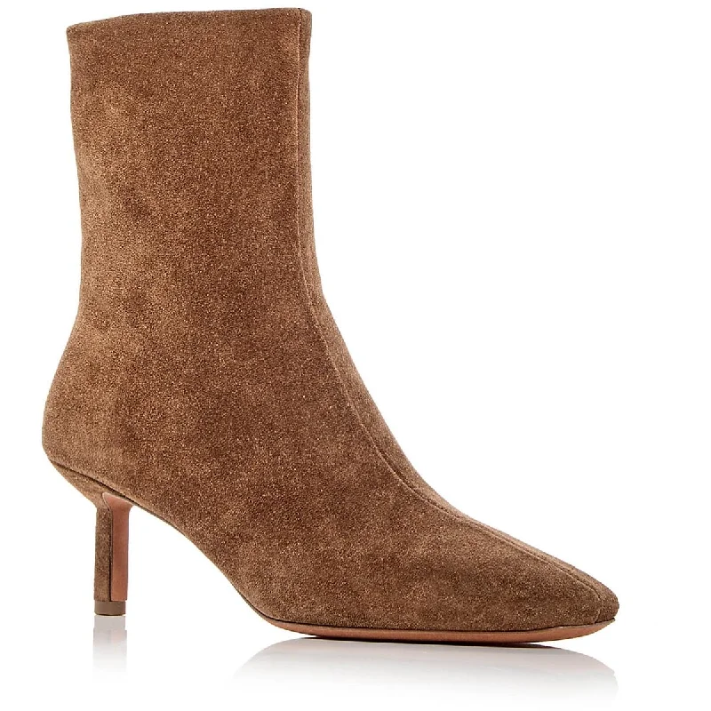 Boots for snowy park adventures -3.1 Phillip Lim Womens Suede Zipper Mid-Calf Boots