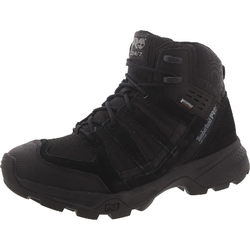 Boots with firm sole padding -Timberland Womens SWITCHBACK LT Mesh Lace Up Work & Safety Boots