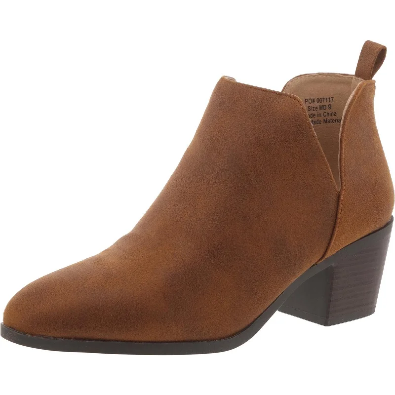 Boots with pure sleek designs -Journee Collection Womens Block Heel Faux Suede Mid-Calf Boots