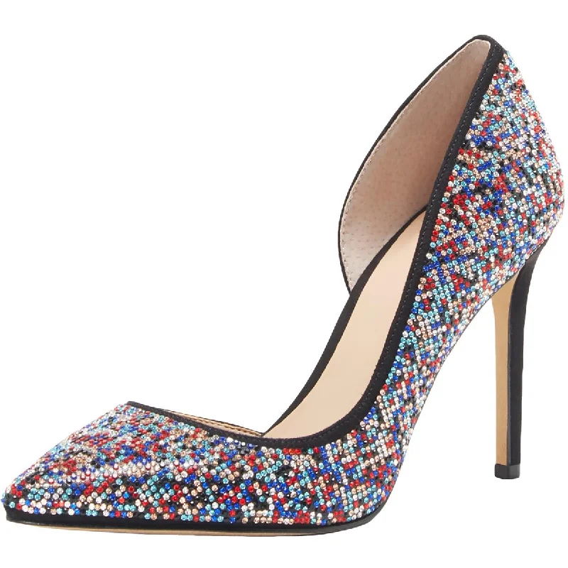 Durable high heels for busy evenings-INC Womens Kenjay 20 Embellished Pumps D'Orsay Heels