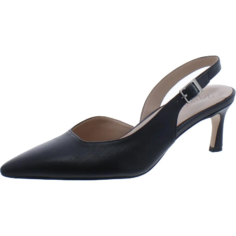 Cushioned high heels for soft nights-Naturalizer Womens Felicia Buckle Slingback Pumps