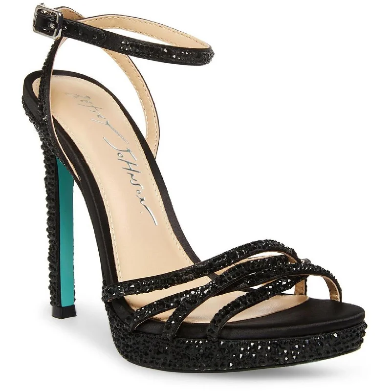 Affordable high heels for family evenings-Betsey Johnson Womens SBADDE Embellished Pumps