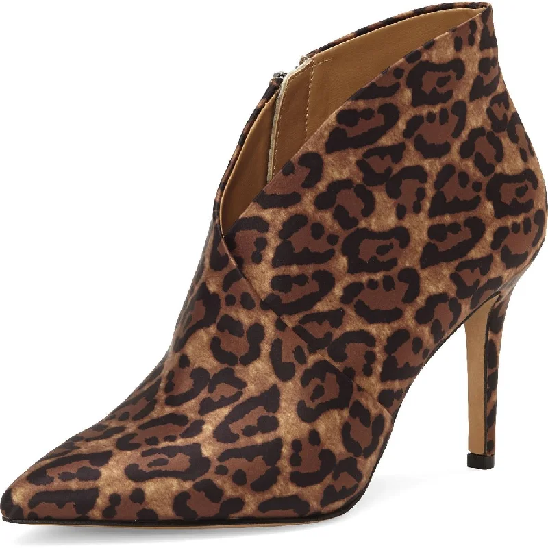 Natural Alicia Leopard Print Satin