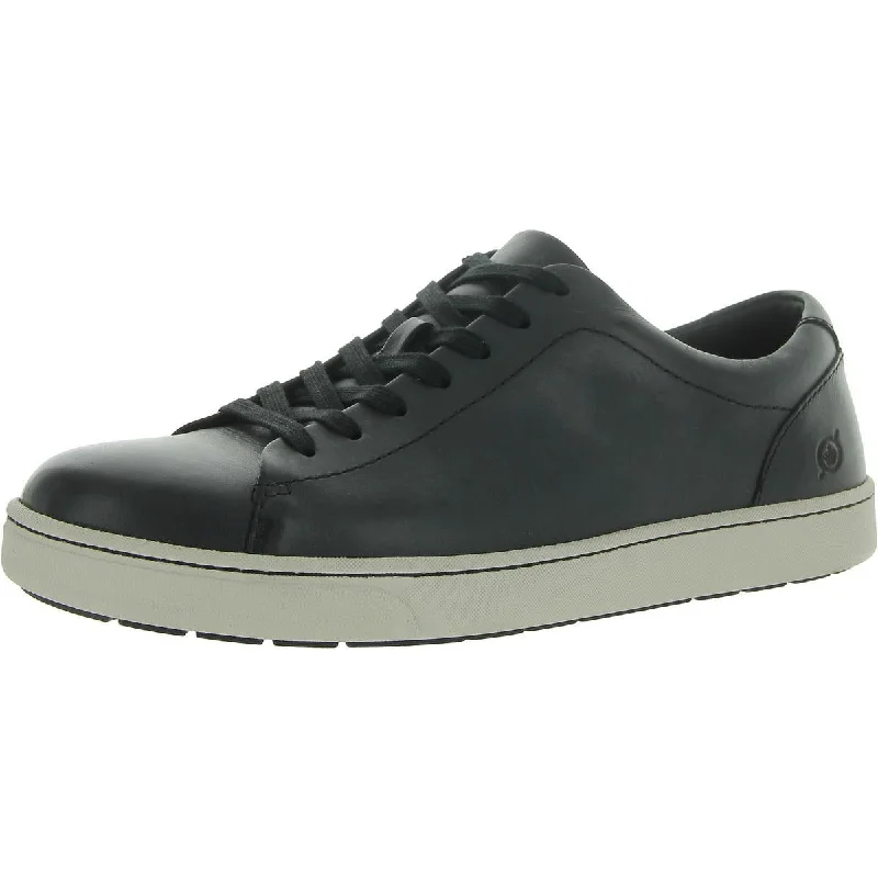 Rare shoes for big dashes -Born Mens Leather Low-Top Casual And Fashion Sneakers