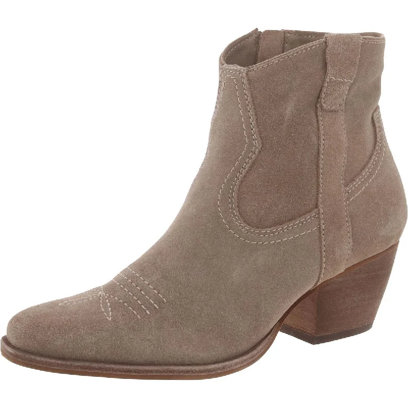 Boots for cost-conscious buyers -Dolce Vita Womens Suede Pointed toe Cowboy, Western Boots