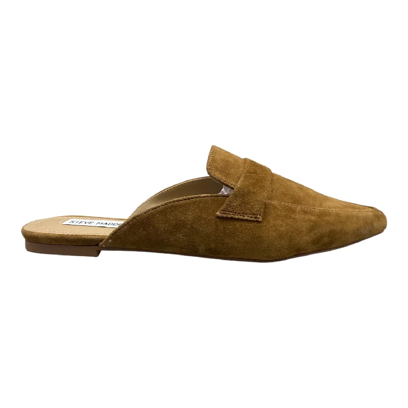 Trendy flats for urban casual looks -Shoes Flats By Steve Madden In Brown, Size: 9.5