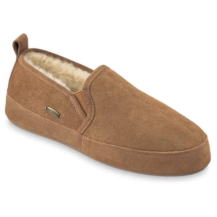 Slippers for chill nights -Men's Romeo Sheepskin Slipper With Cloud Cushion Comfort