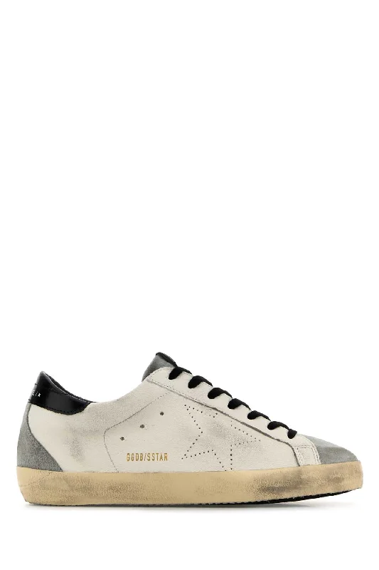 Shoes for gym drills -GOLDEN GOOSE DELUXE BRAND Luxurious Leather Sneakers for Men