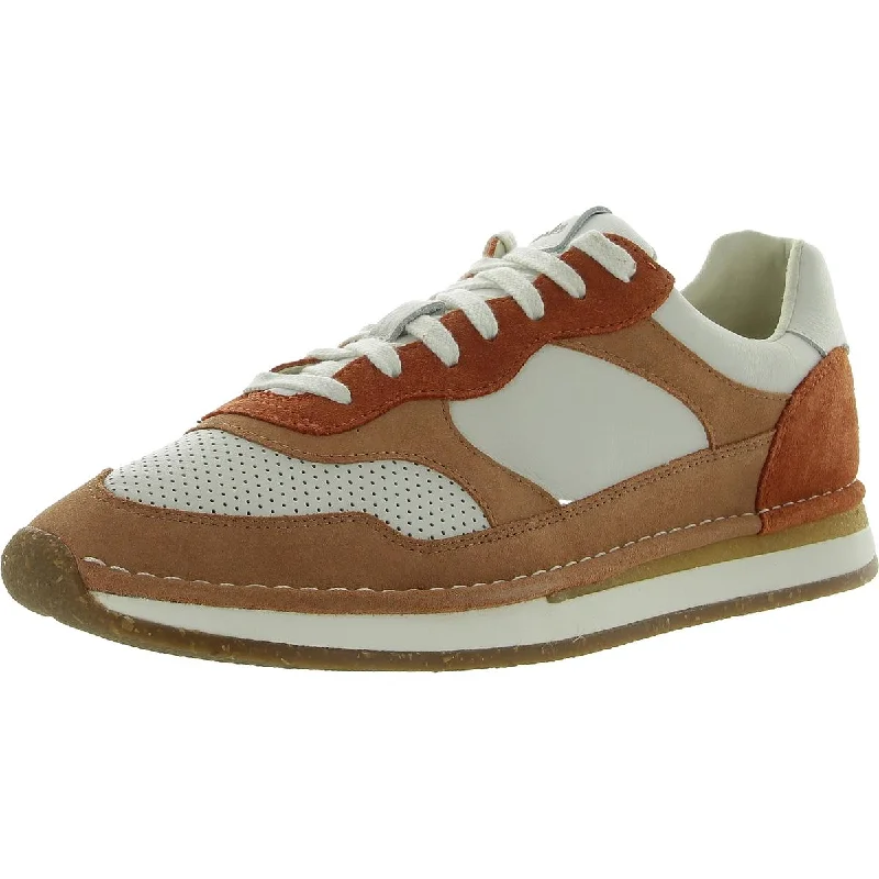 Shoes for low runs -Clarks Mens Craftrun Tor Leather Lifestyle Casual And Fashion Sneakers