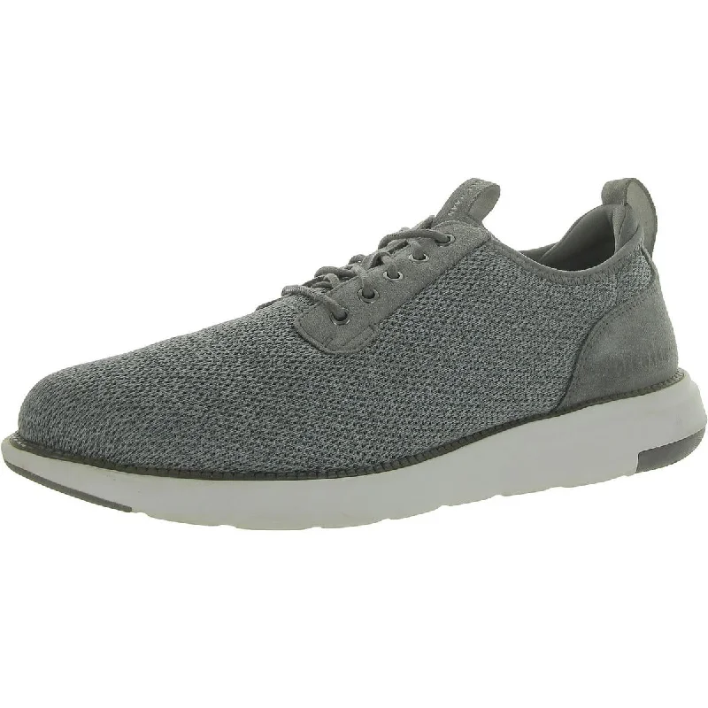 Shoes with flex runs -Cole Haan Mens Grand Atlantic Knit OX Lace Up Flat Casual And Fashion Sneakers