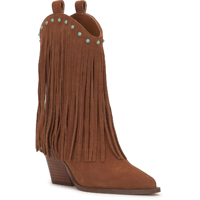 Boots with airy sole textures -Jessica Simpson Womens Fringe Cowboy, Western Boots