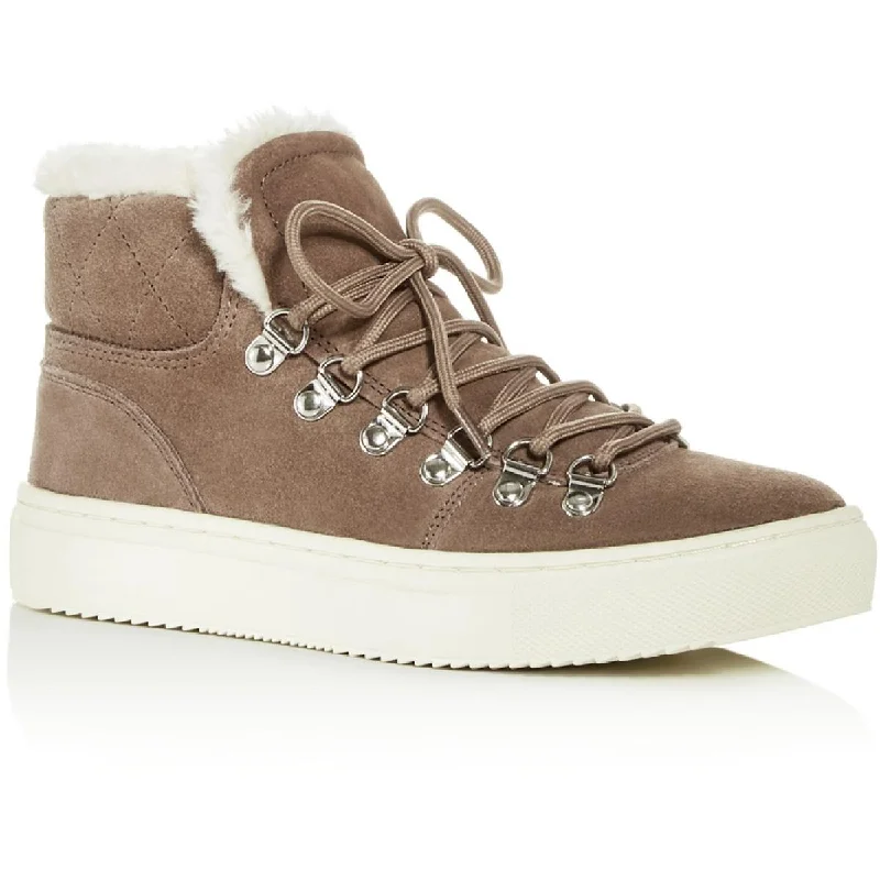 Boots with adjustable heel straps -Marc Fisher LTD Womens Daisie Suede Lace-Up Sneaker Boots