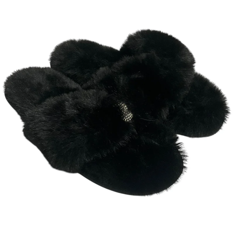 Slippers for cool hush -Slippers By Inc In Black, Size: 7