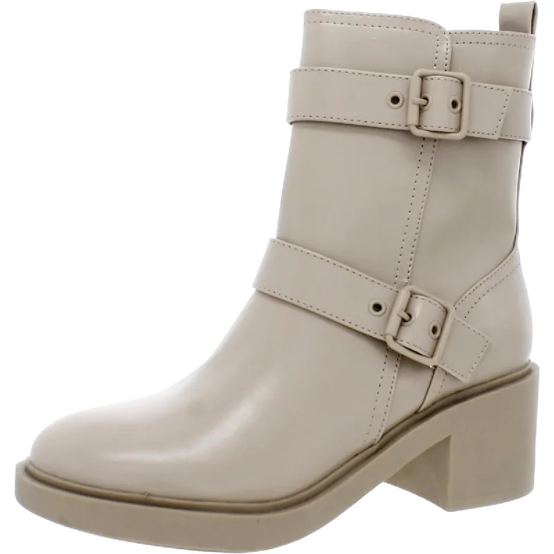 Boots for quiet snow strolls -Bandolino Womens GILBERT 3 Ankle Boot Round Toe Block Heels