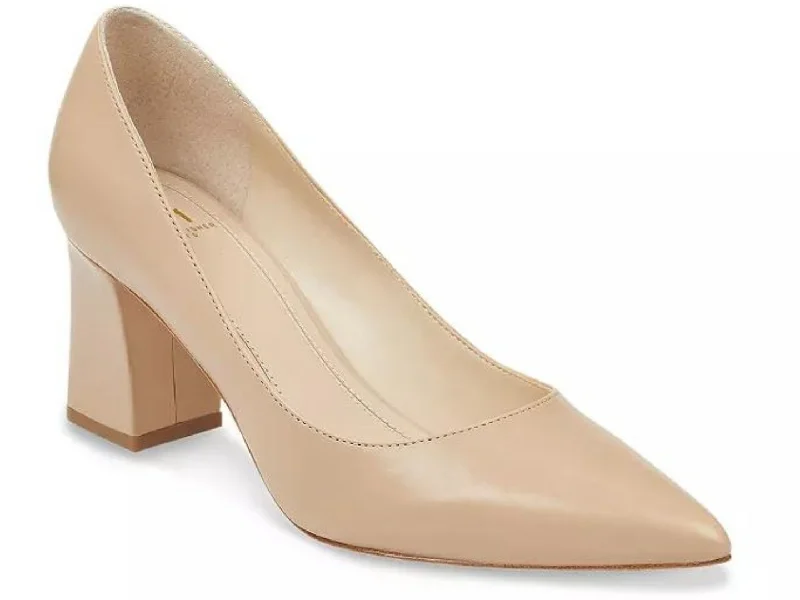 Slip-on high heels for easy evenings-Marc Fisher: Zala in Natural Leather