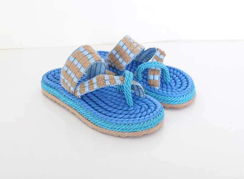 Slip-on slippers for small fry -PINO VERDE Rope Slippers