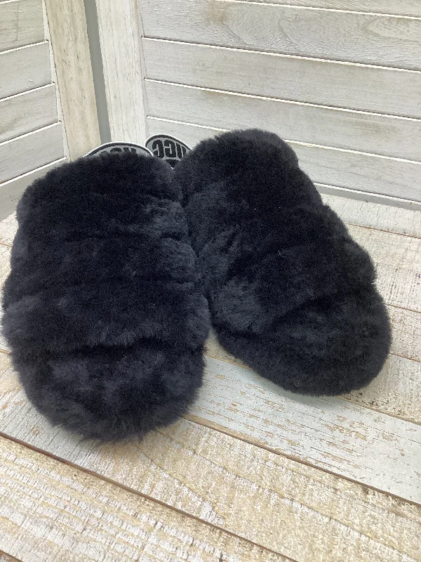 Slippers with quiet hush -Slippers By Ugg In Black