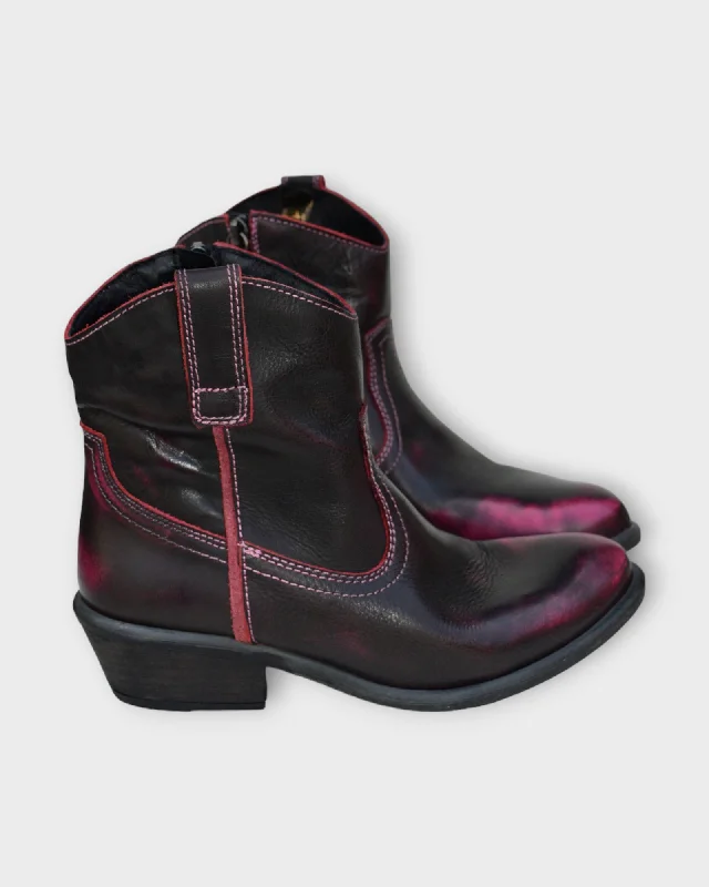 Boots with sturdy heel treads -Miz Mooz Caren