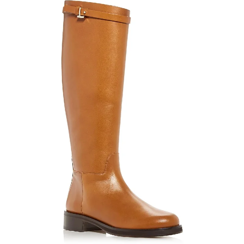 Boots for serene icy paths -Lafayette 148 New York Womens Wren Pull On Zipper Knee-High Boots