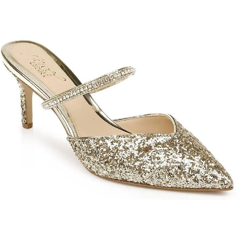 Cheap high heels for simple evenings-Jewel Badgley Mischka Womens Jan  Slip On Pumps