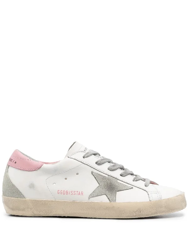 Shoes with gap weaves -GOLDEN GOOSE Luxury Leather Superstar Sneakers for Women