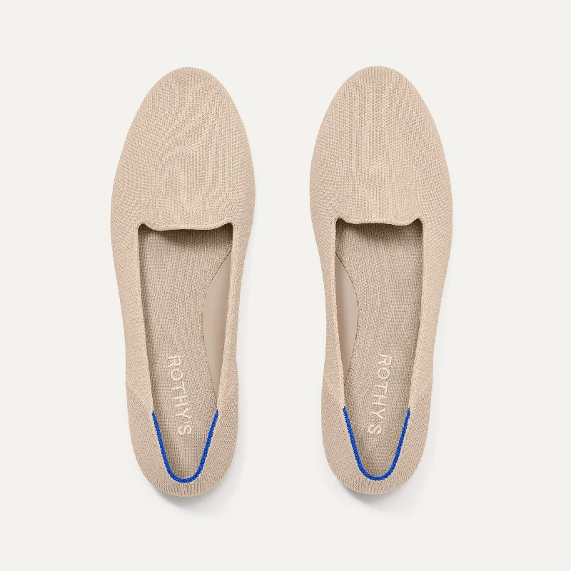 Comfortable loafers for warm nights-The Lounge Loafer - Cream