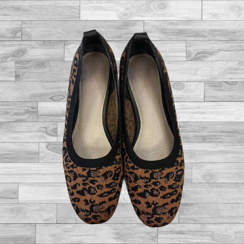 Flats with reliable footbed support -Shoes Flats By Sanctuary In Animal Print, Size: 7.5