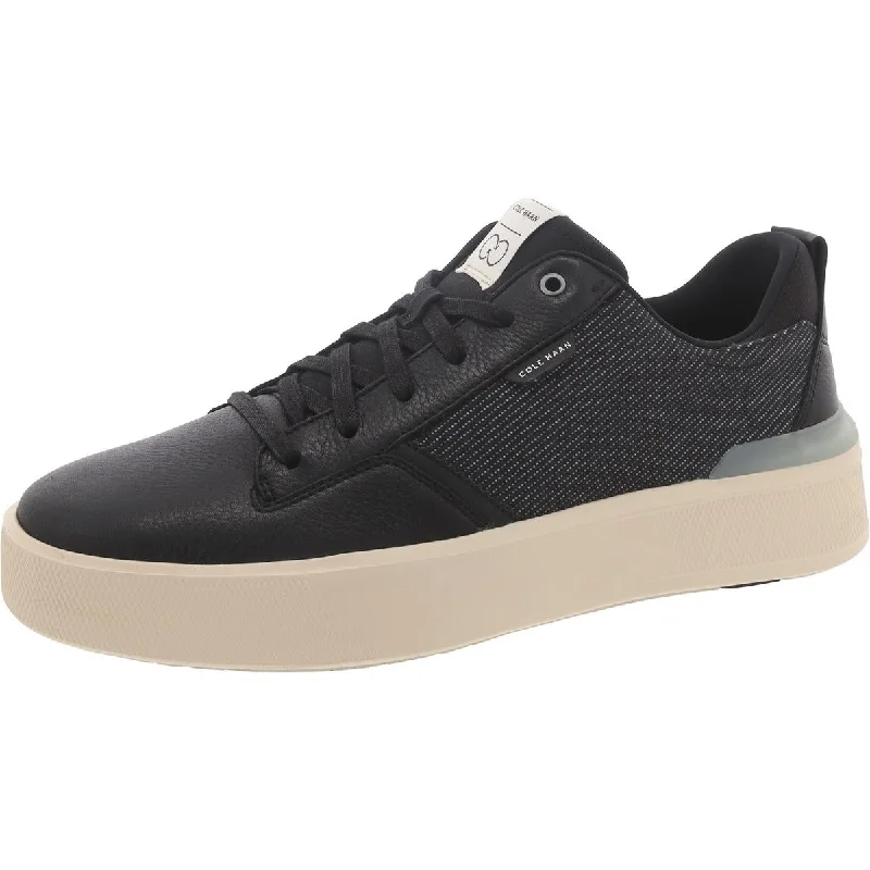 Shoes with peppy hues -Cole Haan Mens Faux Leather Lifestyle Casual And Fashion Sneakers