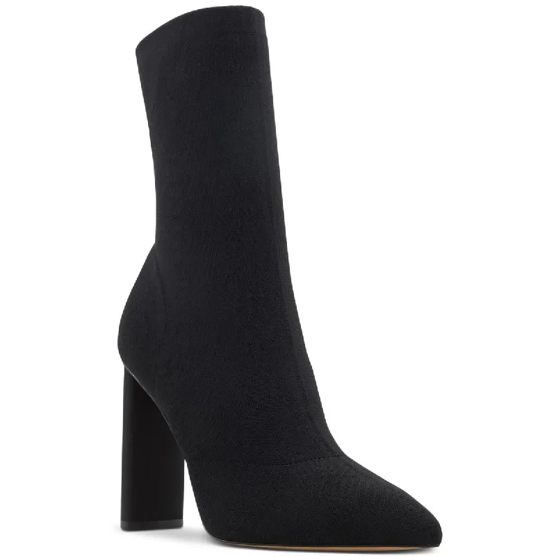 Boots for women with toe relief -Aldo Womens Tylah Pointed Toe Pull On Mid-Calf Boots