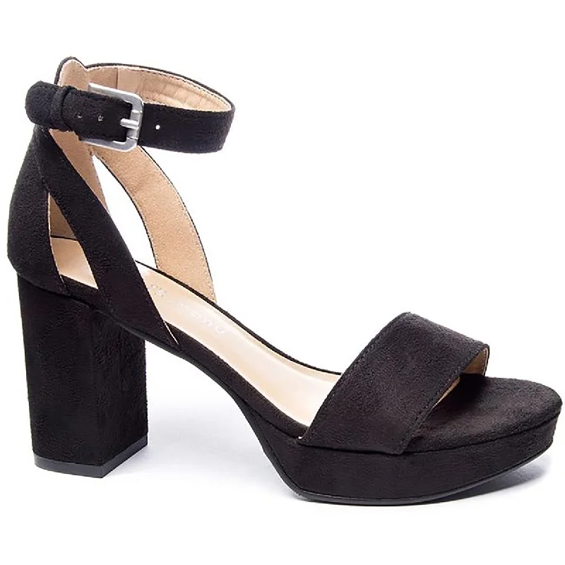 Comfortable high heels for long evenings-CL by Laundry Womens GO ON Ankle Strap Pumps