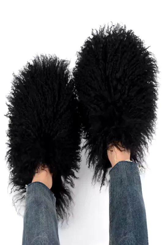 Neat slippers for home zest -Furry Slipper