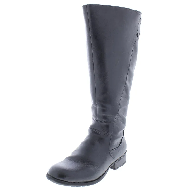 Boots with cozy sole designs -LifeStride Womens Xripley Faux Leather Riding Boots