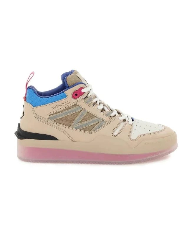 Shoes for dusk jogs -MONCLER High Top Sneaker - Multicolor Design