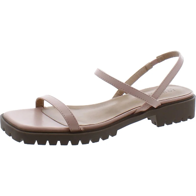 sandals with open-toe comfort-Journee Collection Womens Comfort Insole  Flatform Sandals