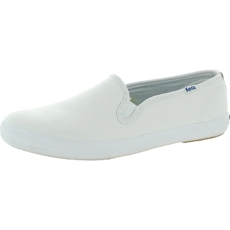 Shoes for chill laps -Keds Womens Champion S/O Leather Casual Slip-On Sneakers