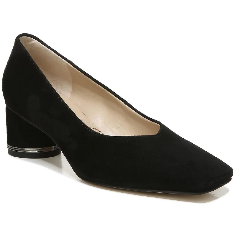 Cheap high heels for simple nights-Franco Sarto Womens Pisa Padded Insole Square Toe Pumps