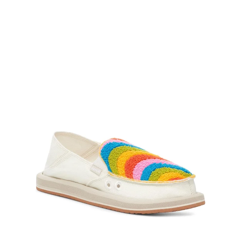 Soft loafers for gentle evenings-Women's Shoes Sanuk DONNA RAINBOW Sidewalk Surfer Loafers 1152777 MULTI