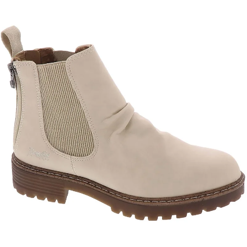 Boots with ornate sole details -Blowfish Womens Malibu Redsen-2 Ankle Pull On Chelsea Boots