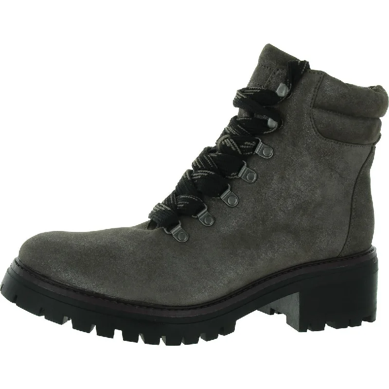 Boots for men with puffy feet -Gentle Souls by Kenneth Cole Womens Leather Lace-Up Combat & Lace-Up Boots