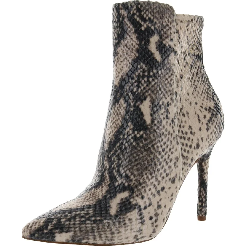 Boots with tough sole supports -Jessica Simpson Womens Larette Snake Print Pointed Toe Mid-Calf Boots