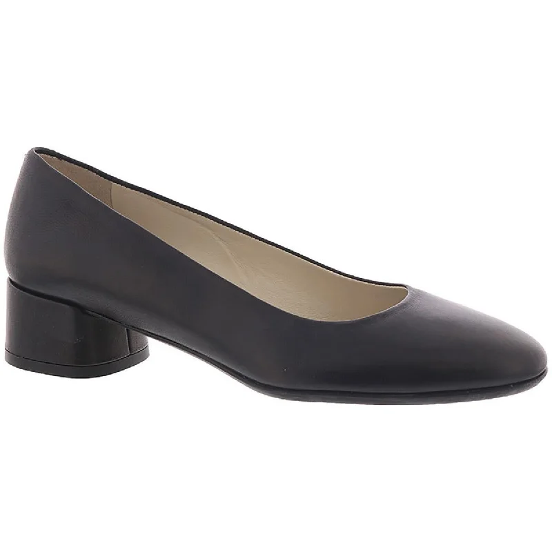 Lightweight high heels for sunny evenings-Amalfi by Rangoni Womens Record Leather Slip On Pumps