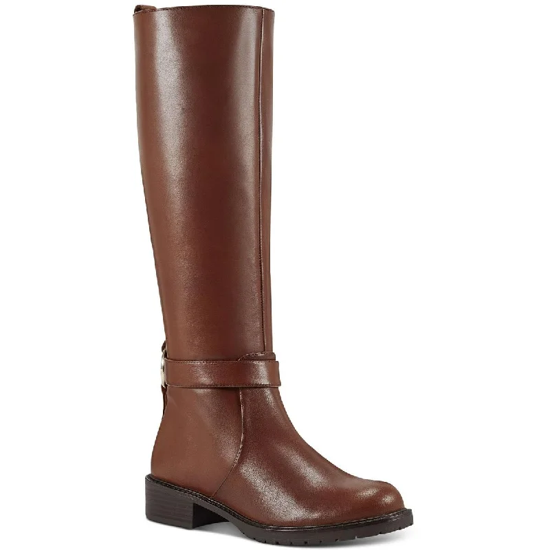 Boots for casual snow strolls -INC Womens Mireya L Leather Tall Knee-High Boots