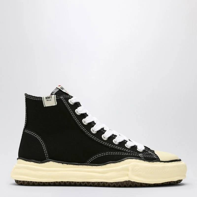 Shoes with grid weaves -MAISON MIHARA YASUHIRO	 Stylish Canvas Sneakers for Men - Perfect for FW24