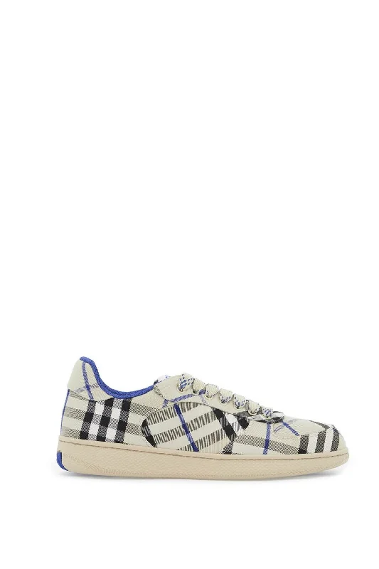 Gift shoes for festive cheer -BURBERRY Terrace Check Sneakers for Men