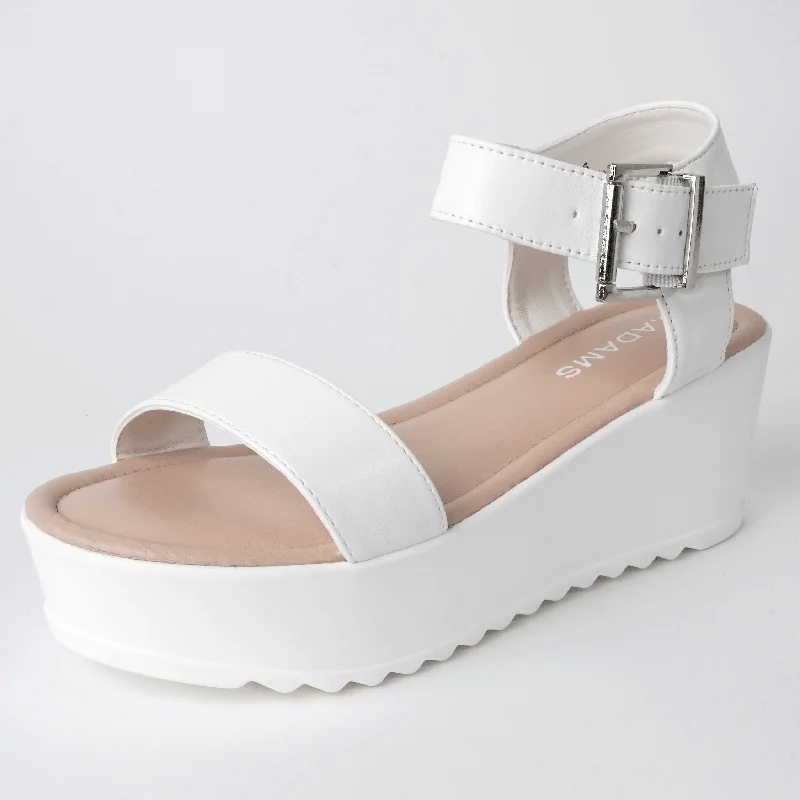 sandals for summer comfort and ease-Surf | White