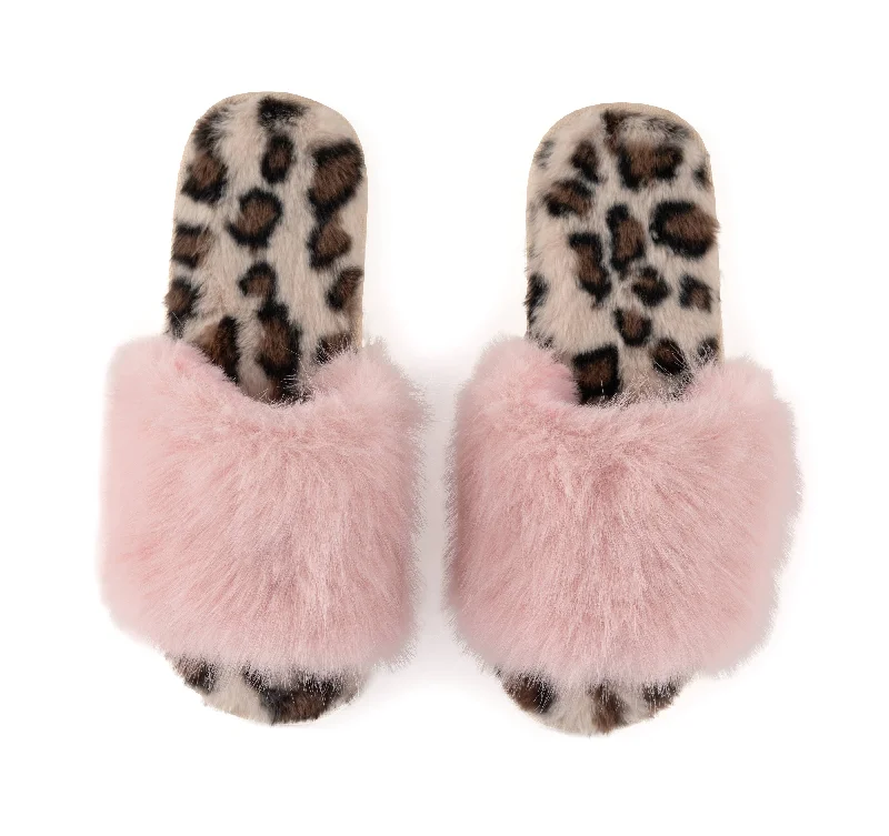 Slippers with soft soles -Maude Blush Slippers