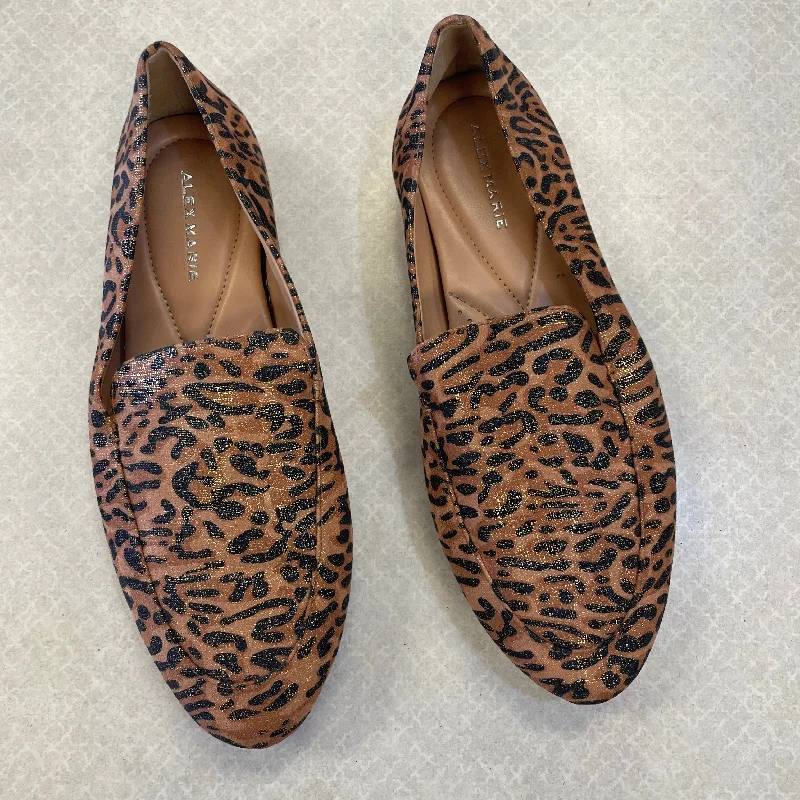 Flats for golden hour walks -Shoes Flats By Alex Marie In Animal Print, Size: 8.5